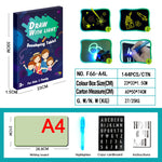 Educational Toy Drawing Pad 3D Magic 8 Light Effects