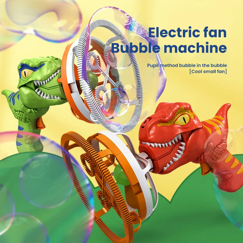 Fan Dinosaur Bubble Machine Bubble