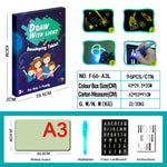 Educational Toy Drawing Pad 3D Magic 8 Light Effects