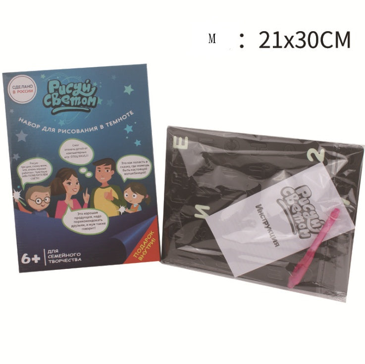 Educational Toy Drawing Pad 3D Magic 8 Light Effects