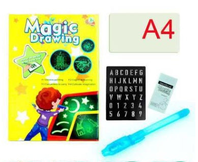 Educational Toy Drawing Pad 3D Magic 8 Light Effects